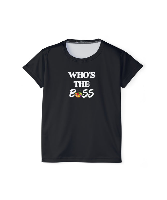 Black Women's Sports Jersey (AOP)