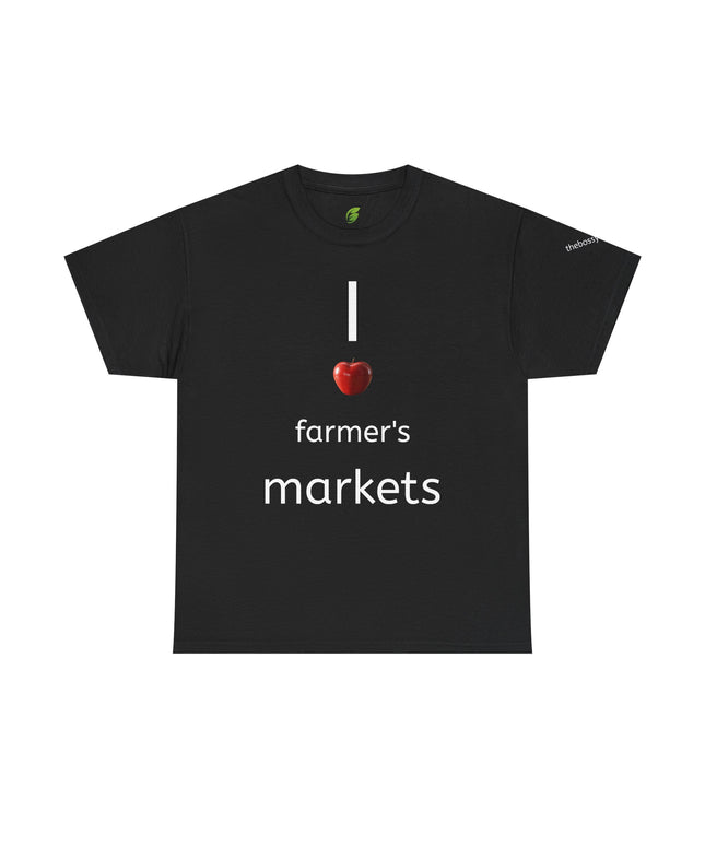 Unisex Heavy Cotton Tee I Heart Farmers Markets