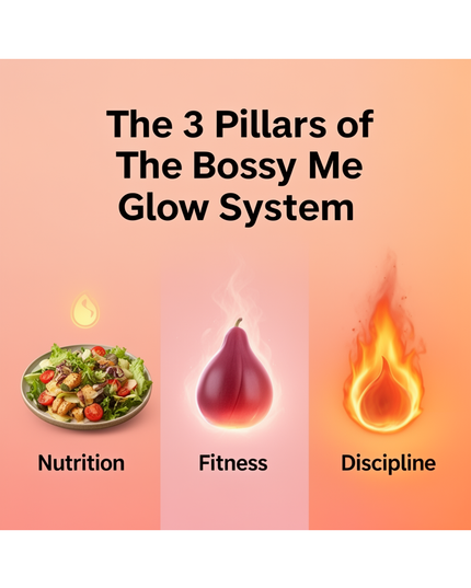 3 Pillars: Nutrition 🍽️ Fitness 🍑 Discipline 🔥