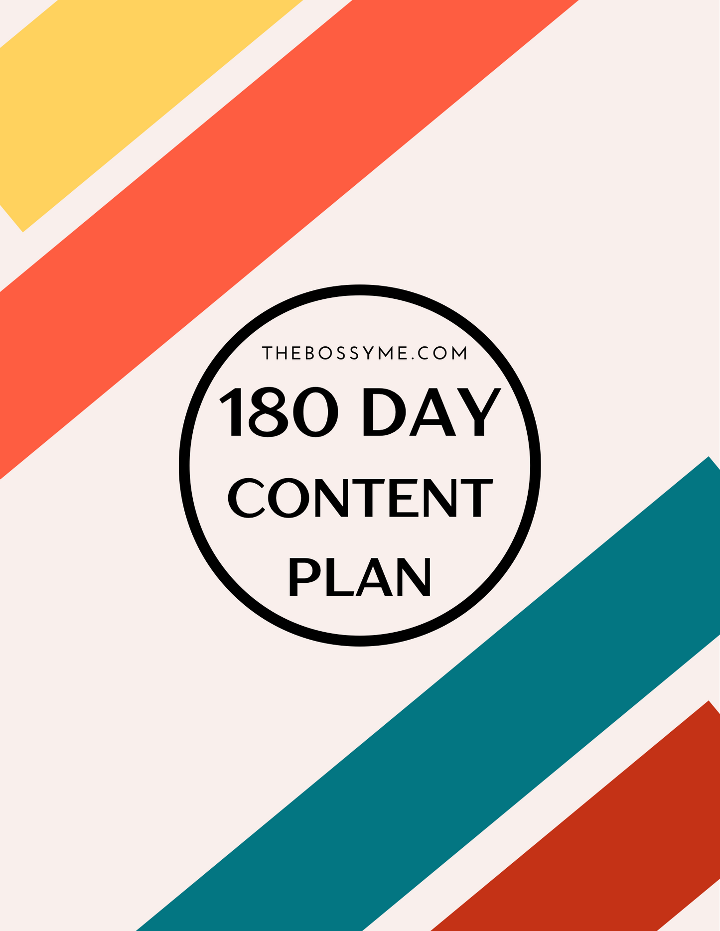 180-Day Social Media Content Blueprint - DIGITAL PRODUCT