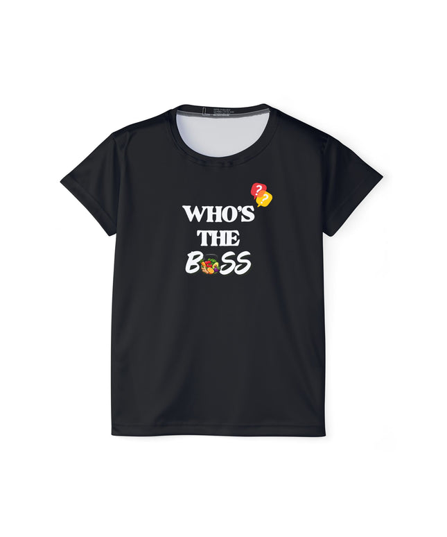 Black Women's Sports Jersey (AOP)
