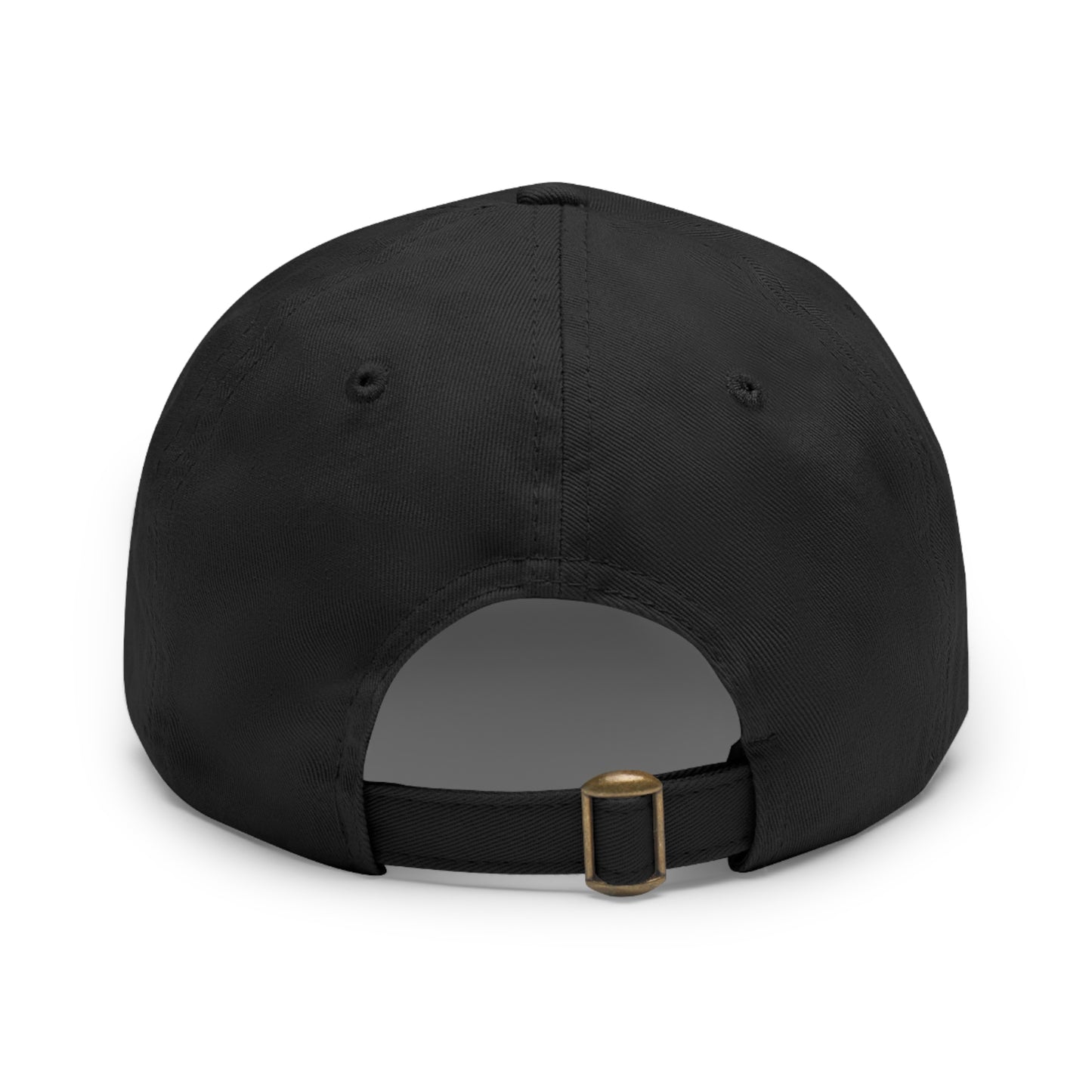 Unisex Dad Hat with Leather Patch (Rectangle)