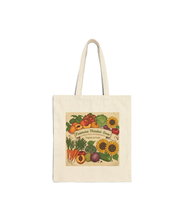 Cotton Canvas Tote Bag