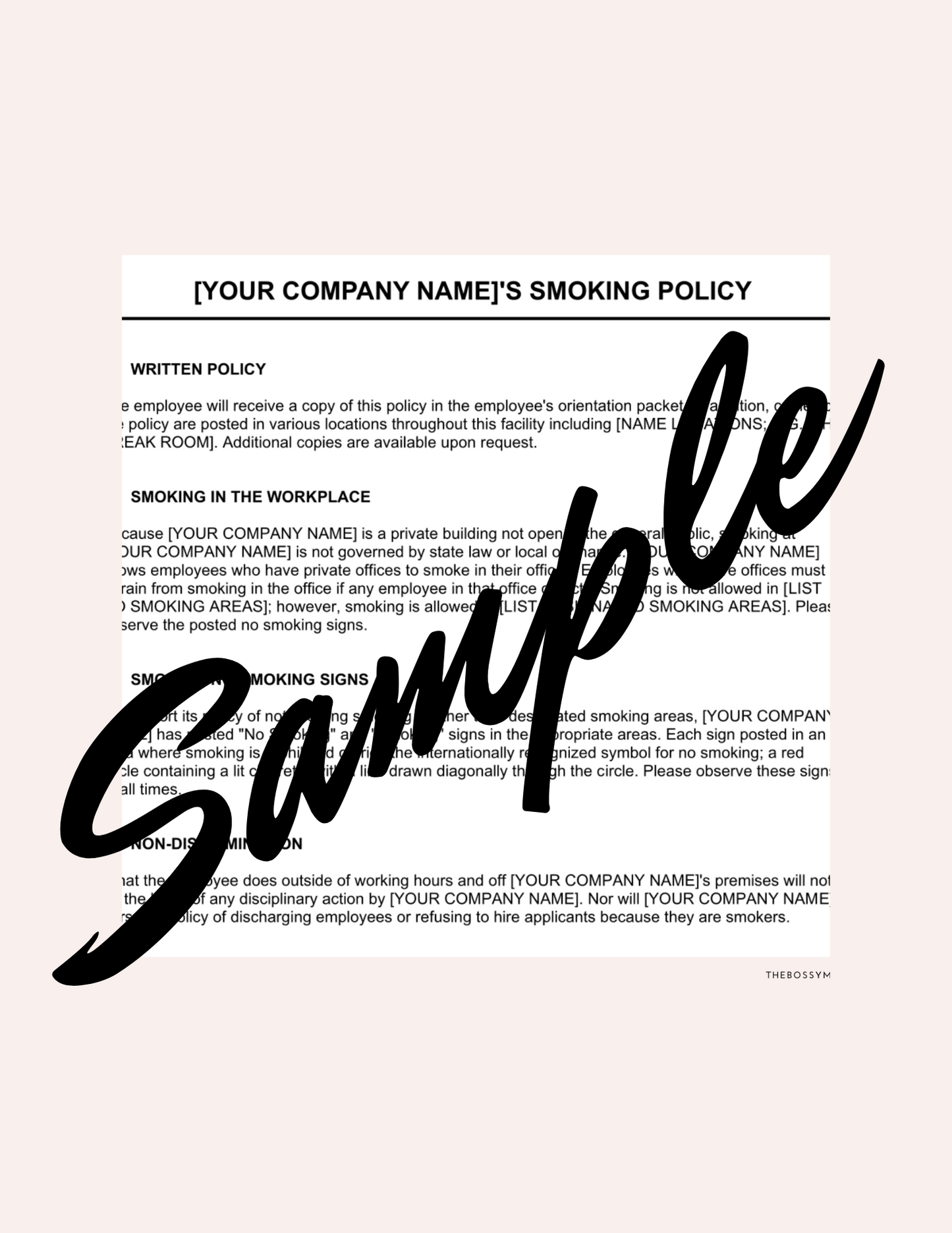 Company Policy Template Toolkit - DIGITAL PRODUCT