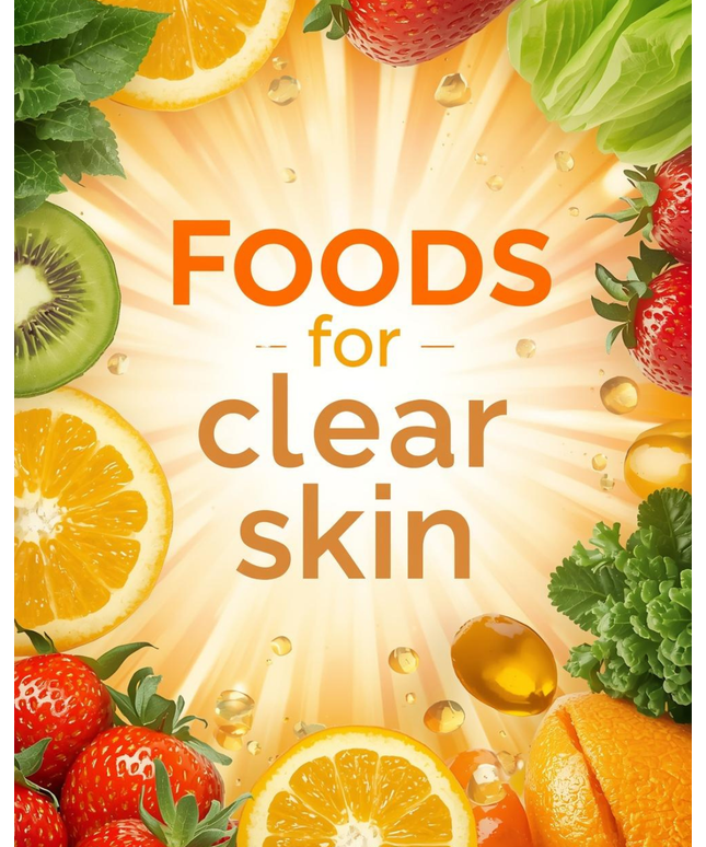 Foods for Clear Skin ✨