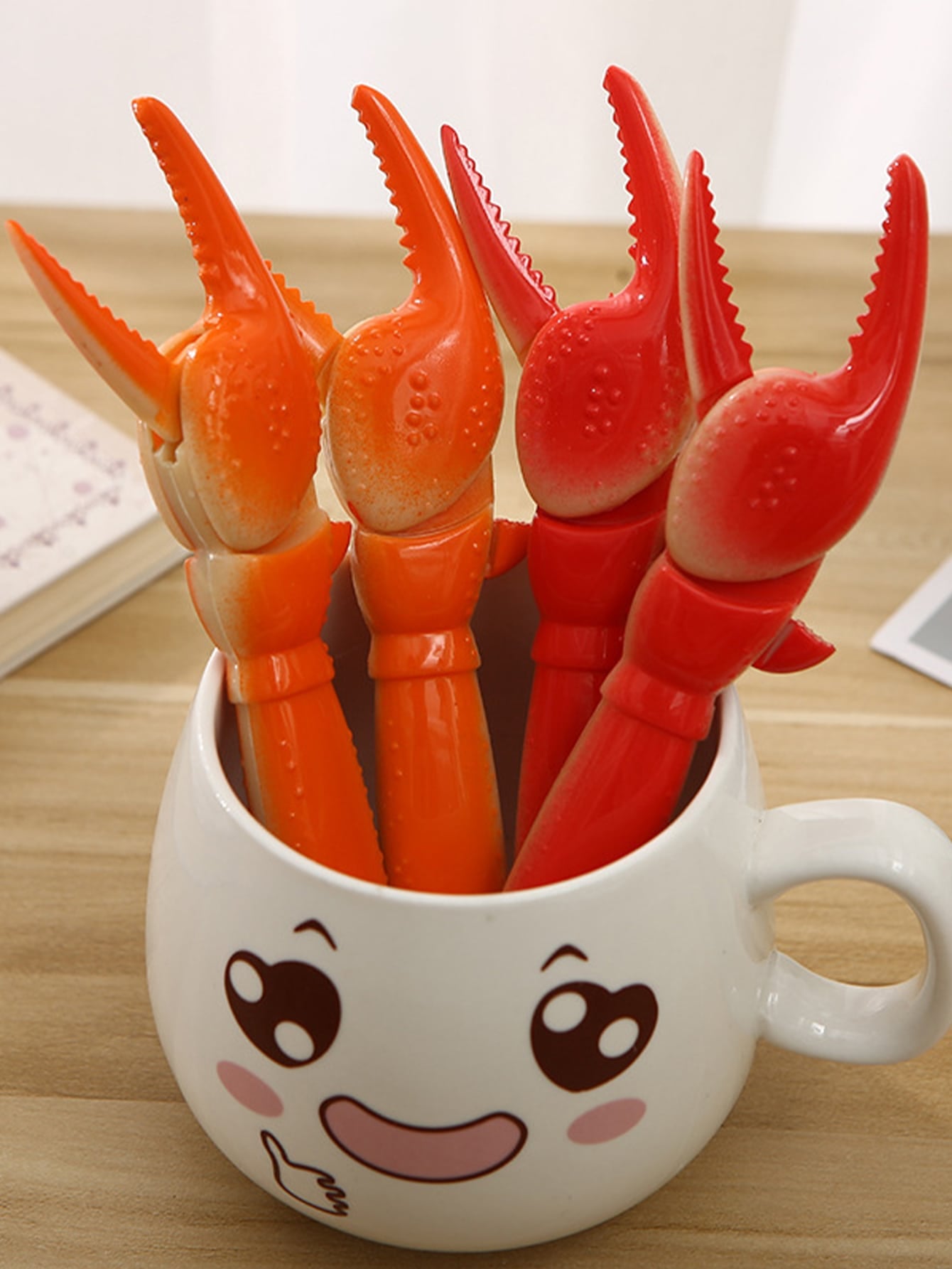 1pc Crab Claw Design Ballpoint Pen