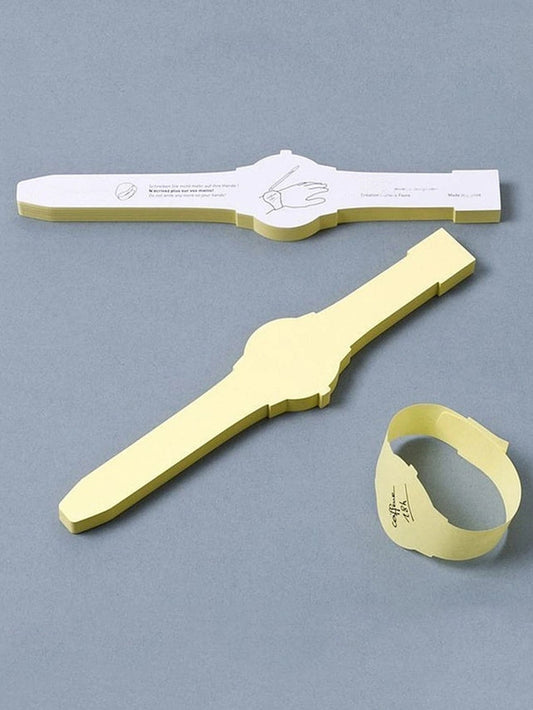 1pc Watch Design Sticky Notes Bracelet Memo Pad Reminder