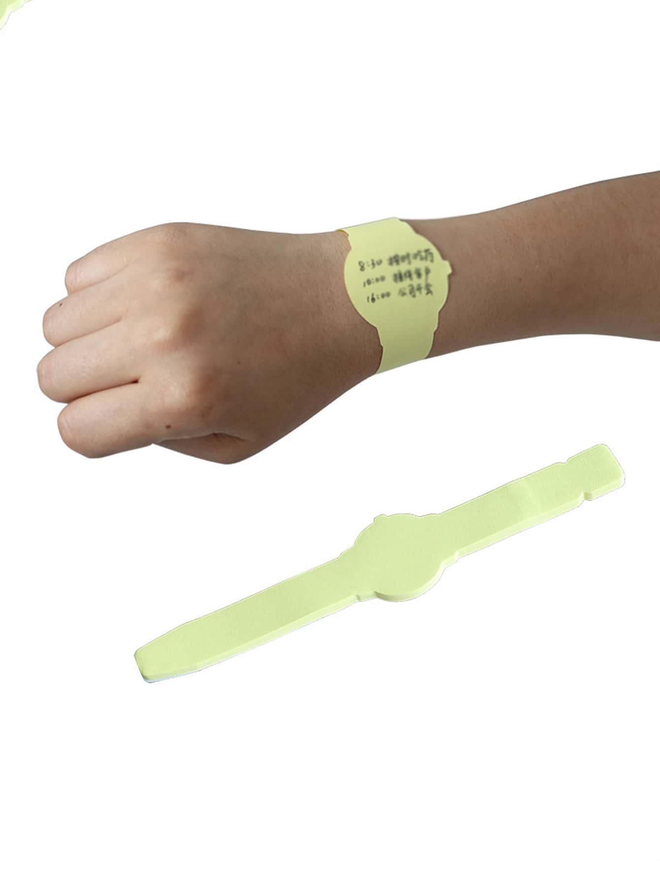 1pc Watch Design Sticky Notes Bracelet Memo Pad Reminder