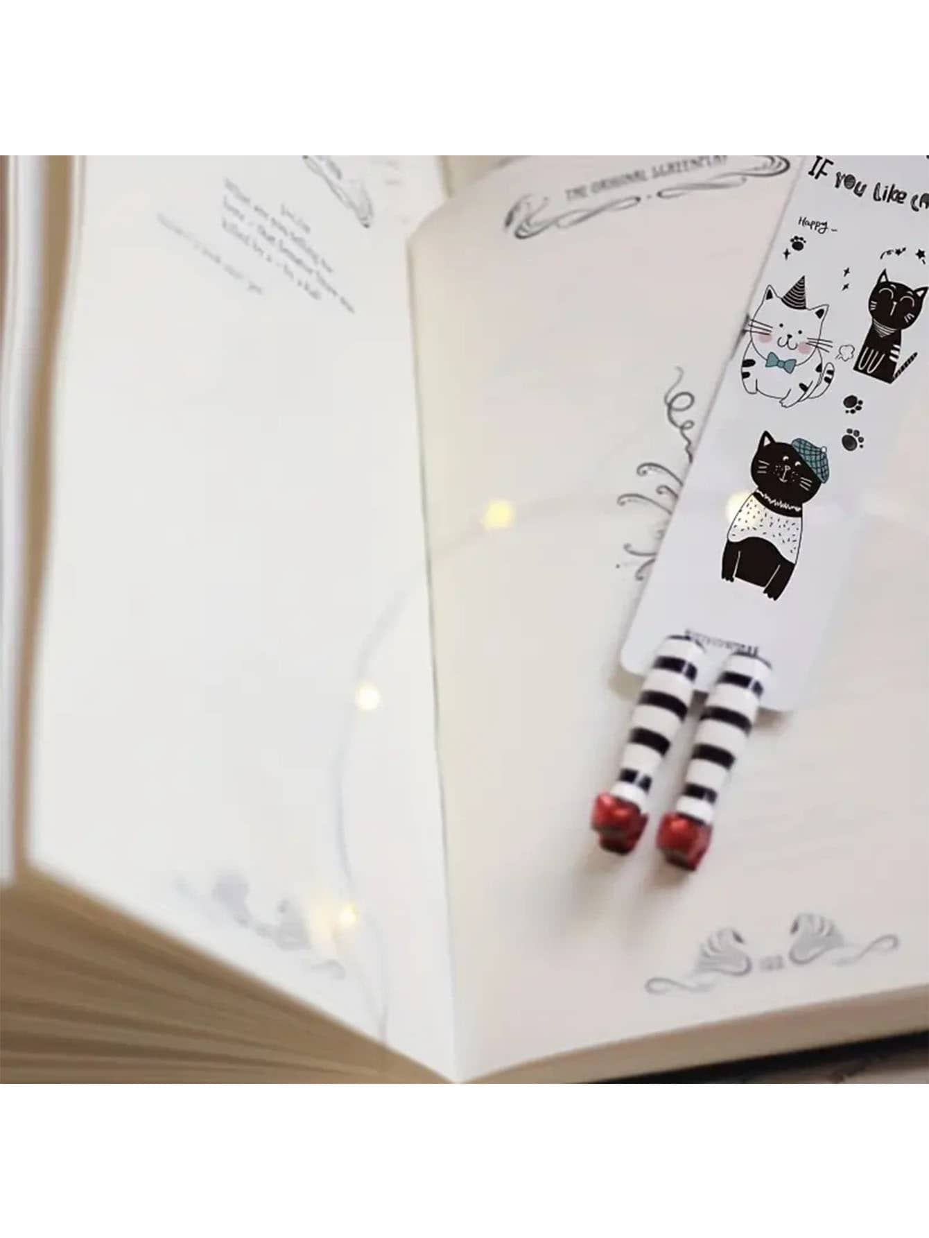 1pc Cute And Quirky 3d High Heel Shoes Bookmark