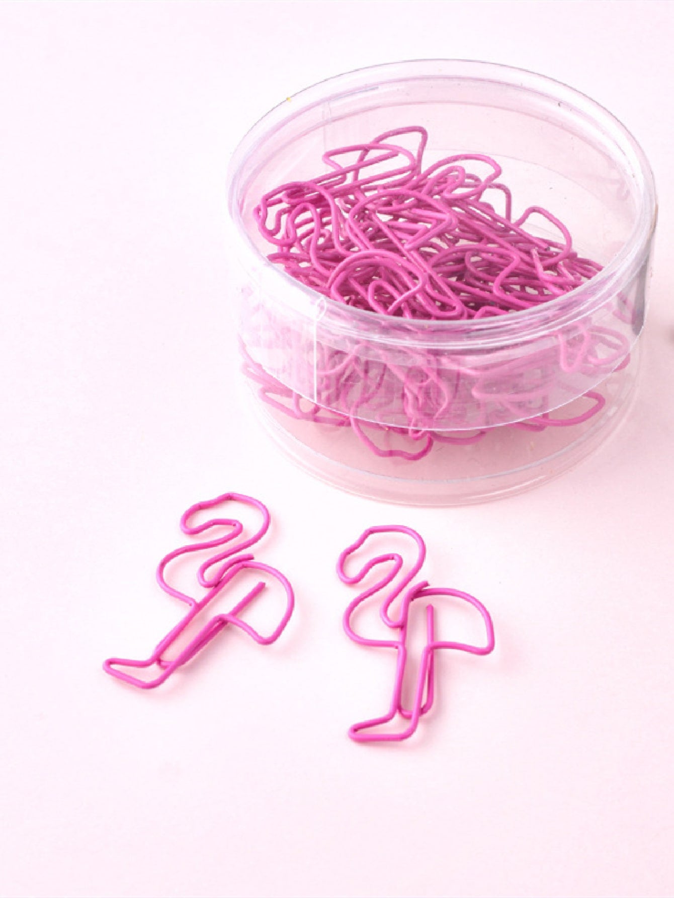 24pcs Flamingo Shaped Paper Clip