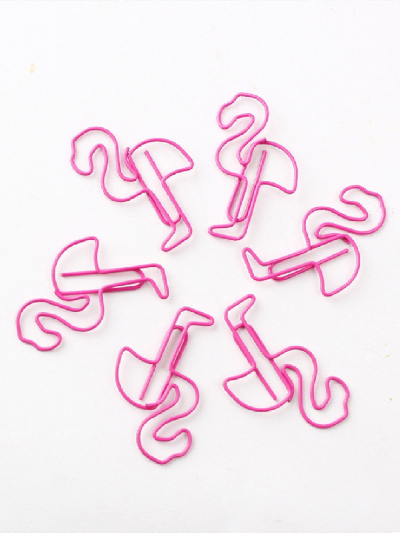 24pcs Flamingo Shaped Paper Clip