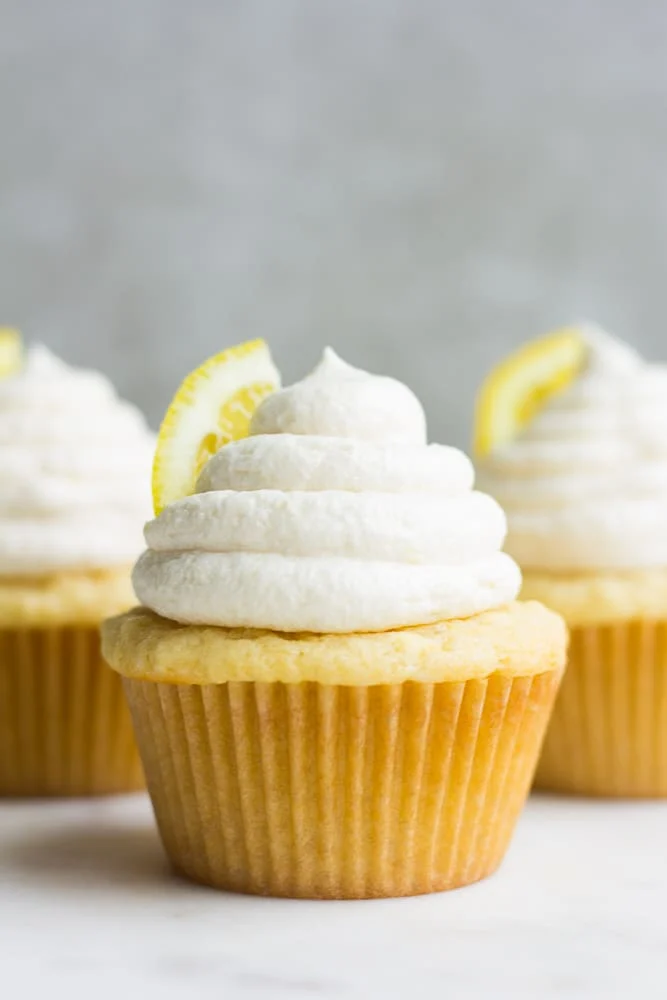 1 Bowl Vegan Lemon Cupcakes