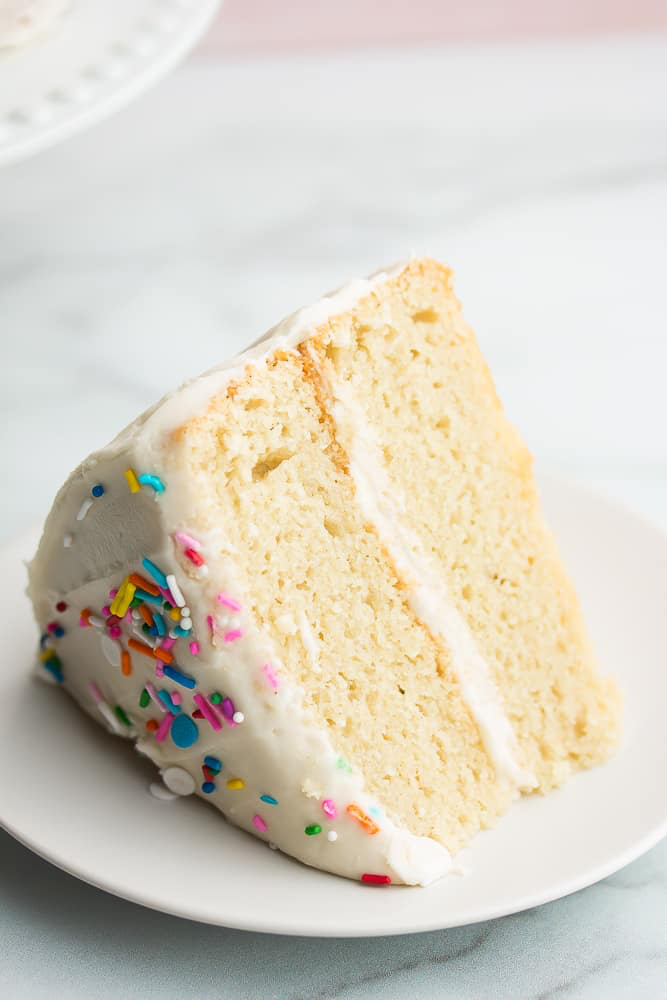 Easy Vanilla Vegan Gluten Free Cake