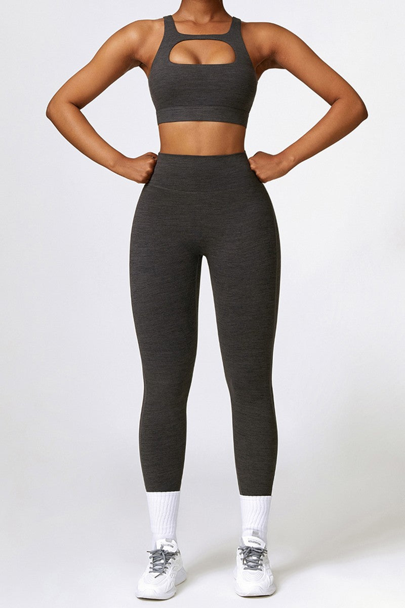 Breathable quick-drying sports skinny pants sets