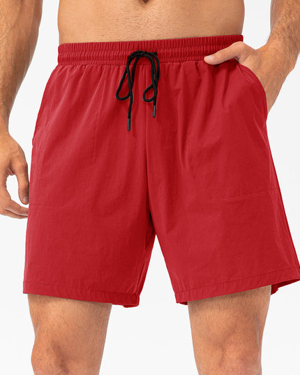 MEN'S DRAWSTRING LOOSE SPORTS SHORTS