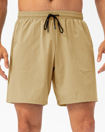 MEN'S DRAWSTRING LOOSE SPORTS SHORTS