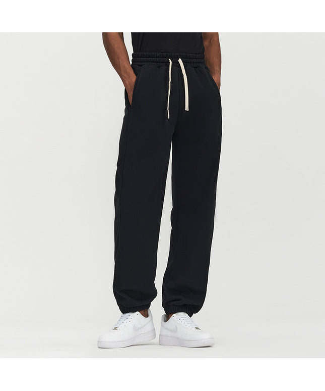 VELVET CASUAL SPORTS STRAIGHT SWEATPANTS