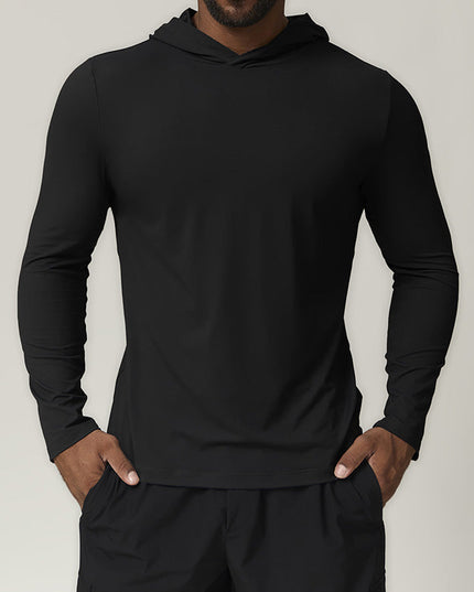 MEN'S HOODED FITNESS SPORTS CITYWALK LONG SLEEVE