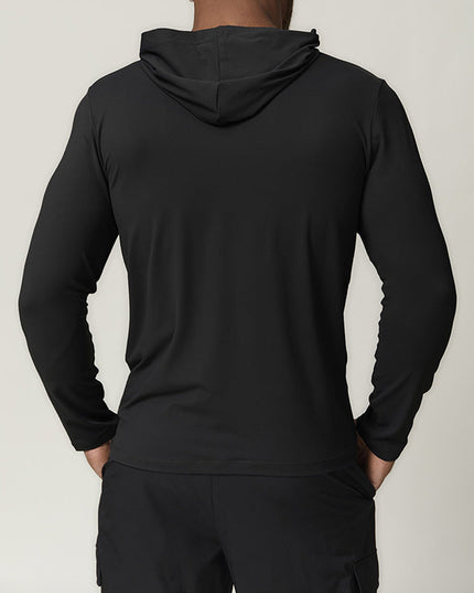 MEN'S HOODED FITNESS SPORTS CITYWALK LONG SLEEVE