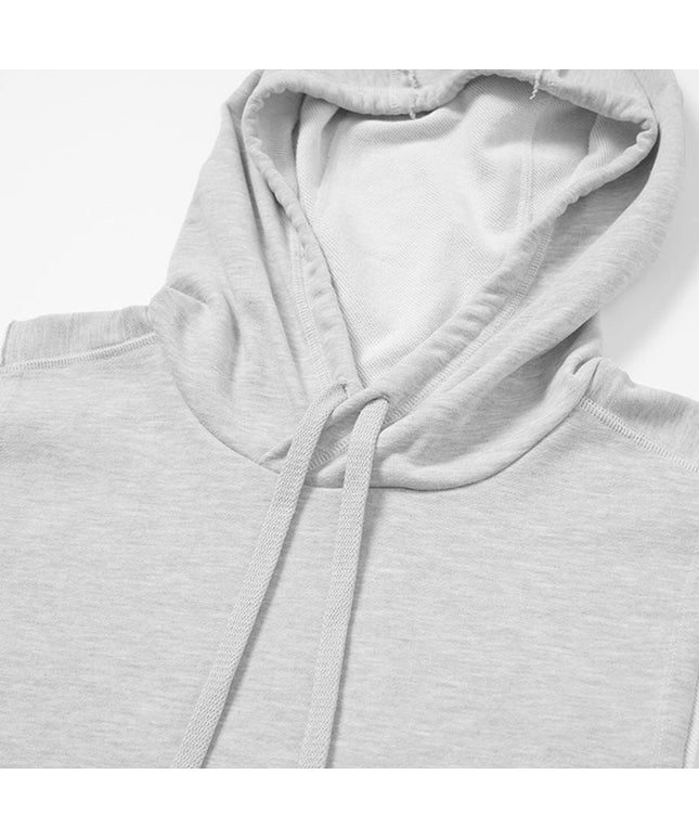 MEN'S HOODED SPORTS CASUAL FITNESS SLEEVELESS SWEATSHIRT