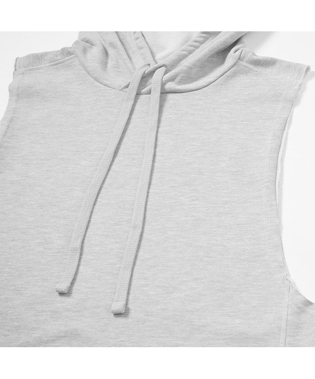 MEN'S HOODED SPORTS CASUAL FITNESS SLEEVELESS SWEATSHIRT
