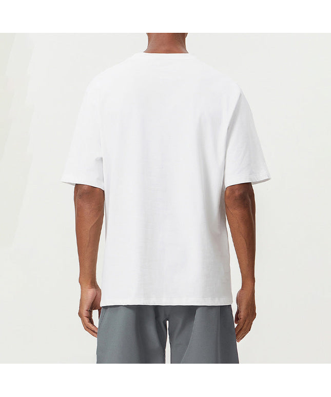 BREATHABLE COTTON SWEAT-ABSORBENT SPORTS CASUAL SHORT SLEEVES