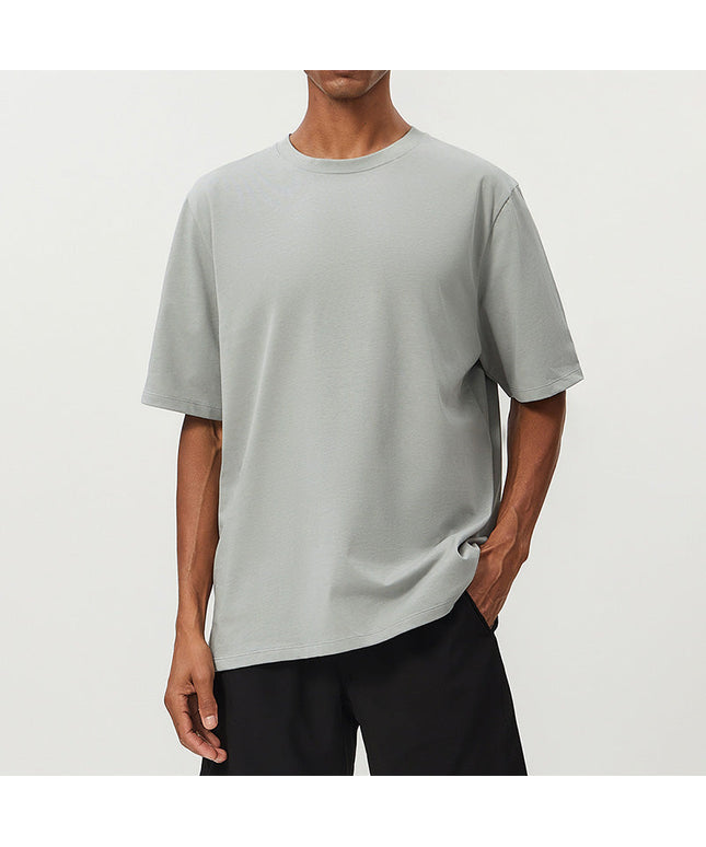 BREATHABLE COTTON SWEAT-ABSORBENT SPORTS CASUAL SHORT SLEEVES