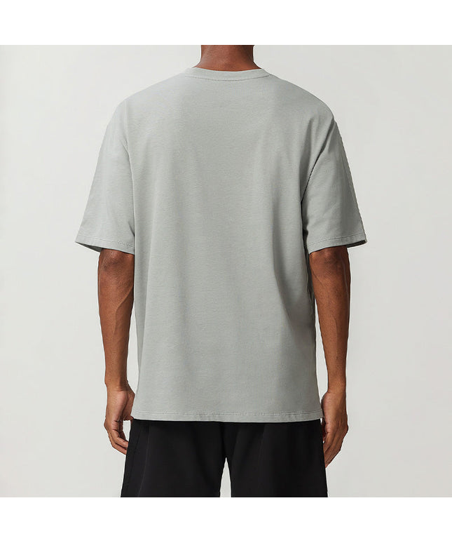 BREATHABLE COTTON SWEAT-ABSORBENT SPORTS CASUAL SHORT SLEEVES