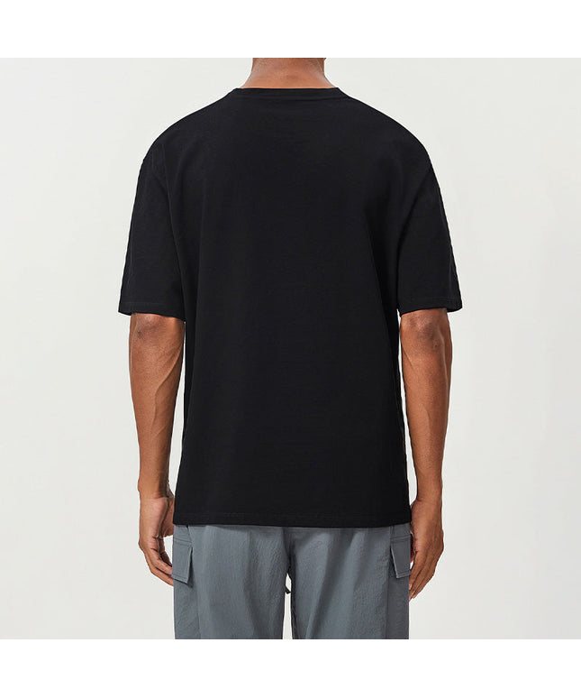 BREATHABLE COTTON SWEAT-ABSORBENT SPORTS CASUAL SHORT SLEEVES