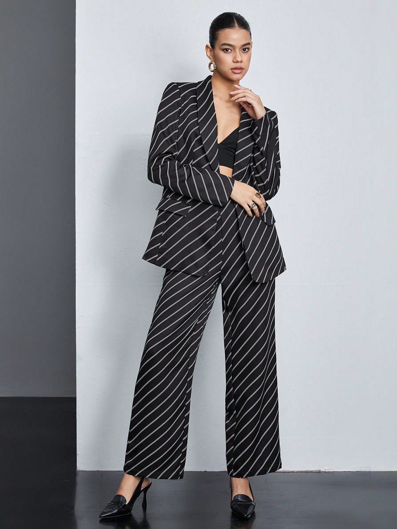 Ladies' Herringbone Suit Set