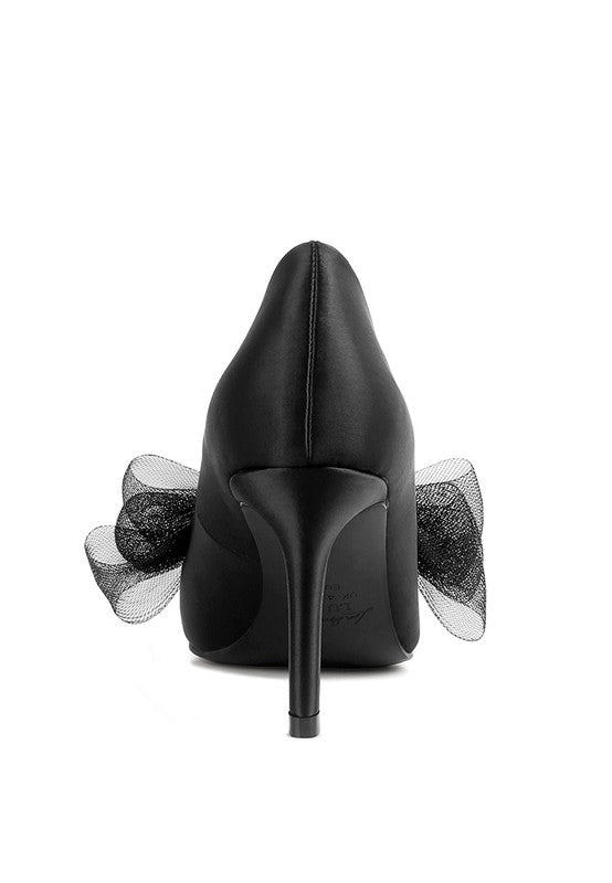 Odette Diamante Embellished Bow Stiletto Pumps